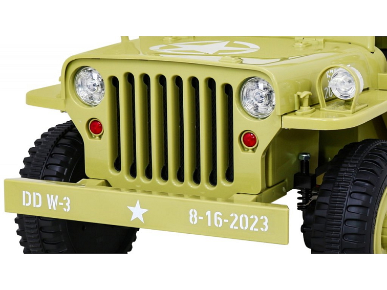 Džíp Willys 4x4 | jednomístný | 12V | písková