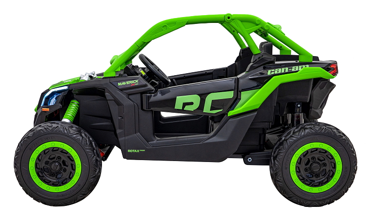 Dětská buggy CAN-AM Maverick XXL 4X200W 24V 20Ah - zelená