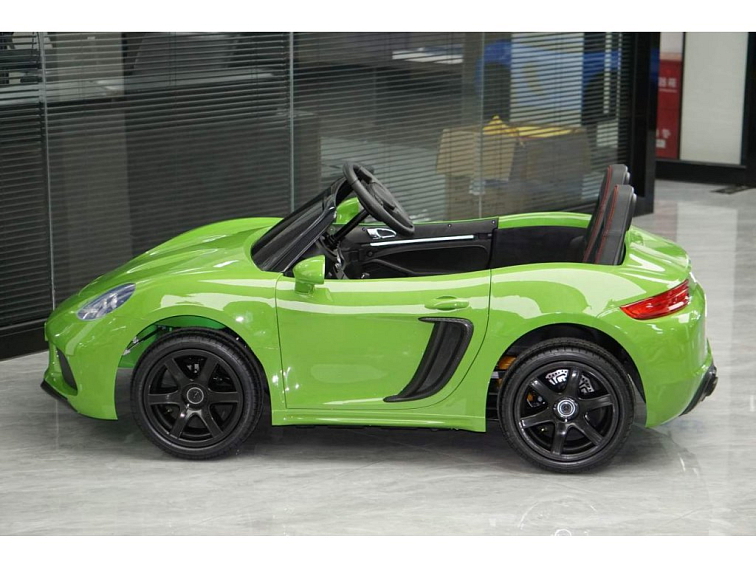 Sportovní auto Perfecta | nafukovací kola | zelená