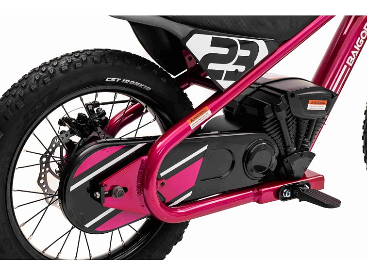 Dětské elektrické vozítko motorka BAIGOR 23 PRO 250W | růžová