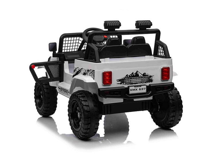 Dětské elektrické terénní autíčko OFF ROAD 4x4 | 4x35W | bílá