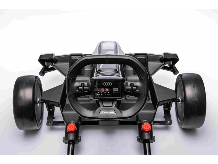 Audi elektrická driftovací motokára 2x150W | černá