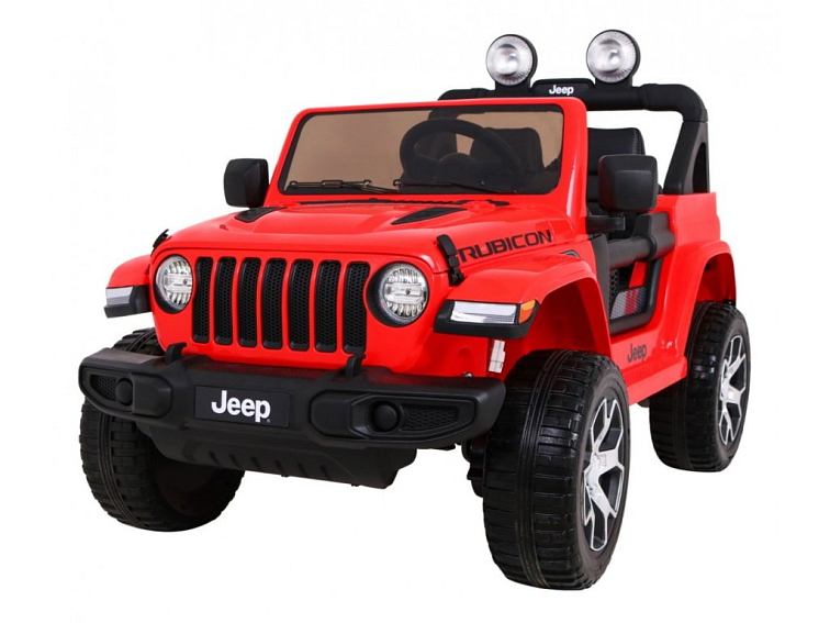 Elektrické auto pro děti Jeep Wrangler Rubicon | červená