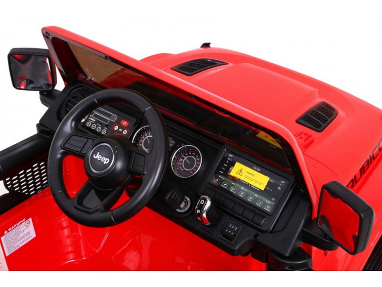 Elektrické auto pro děti Jeep Wrangler Rubicon | červená