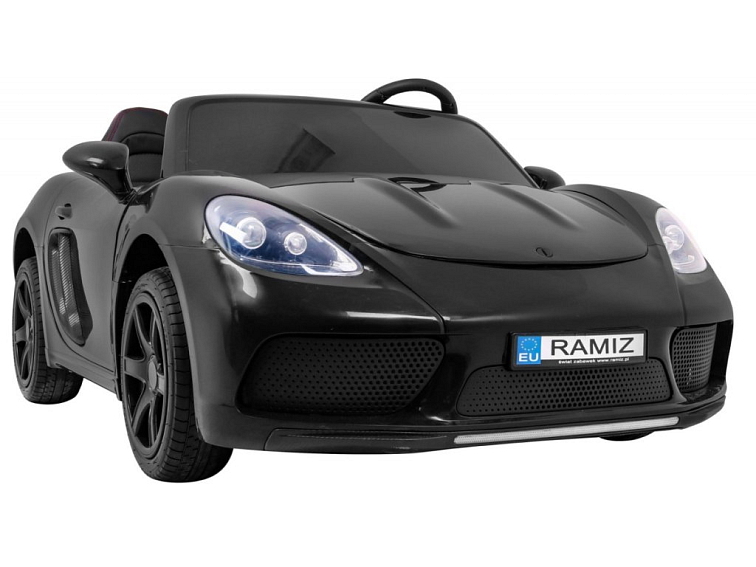 Sportovní auto Perfecta | nafukovací kola | černá