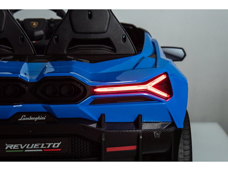 Dětské elektrické Lamborghini Revuelto XL Strong | nafukovací kola | modrá