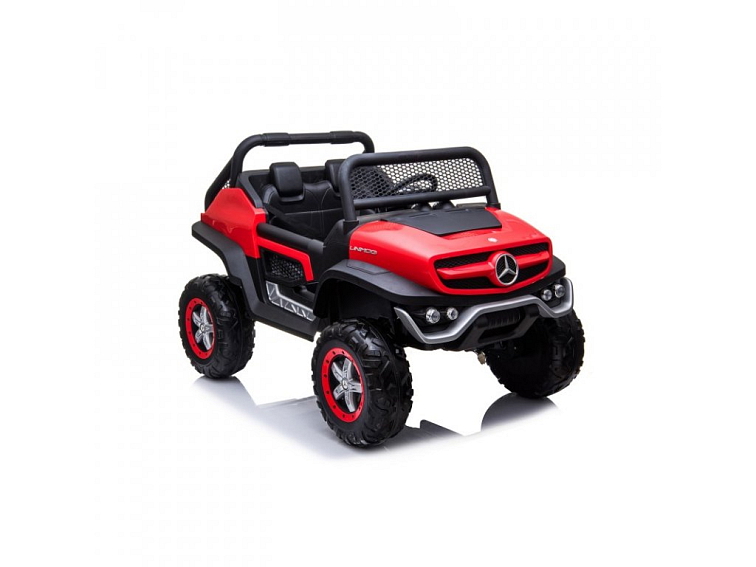 Elektrické auto Mercedes UNIMOG | 4x4 | 12V | červená