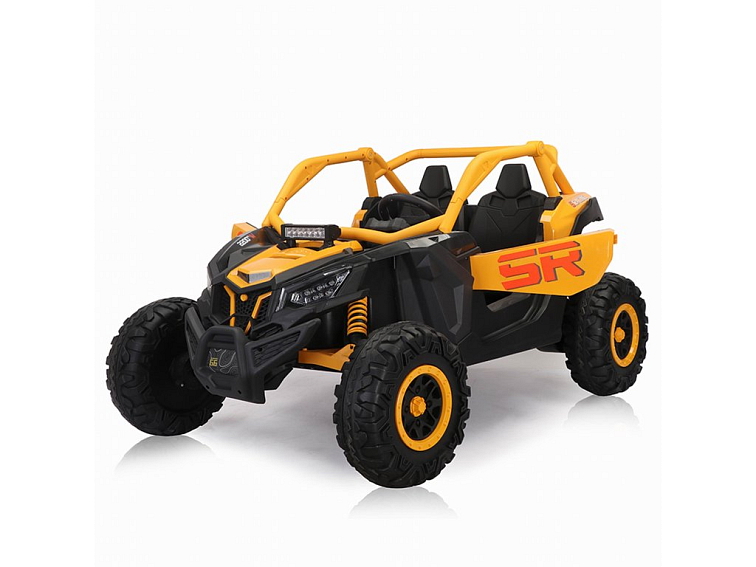 Dětská elektrická buggy SUPER 66 | 4x75W | žlutá