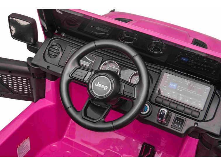 Elektrické auto pro děti Jeep Wrangler Rubicon | růžová