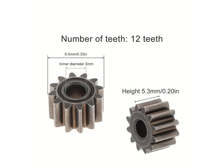 Náhradní ozubené kolo motoru 8,8mm