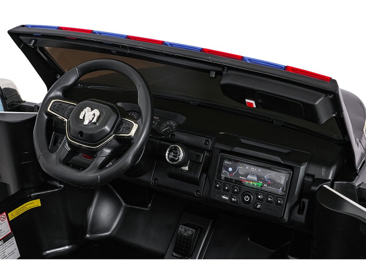 Elektrické autíčko RAM 3500 | 400W | černá POLICIE