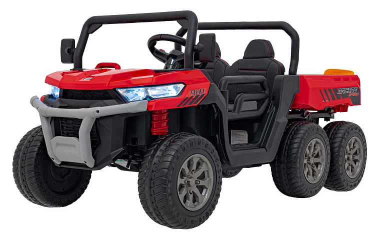 Elektrické dětské auto buggy, šestikolka 4x200W 10Ah - červená