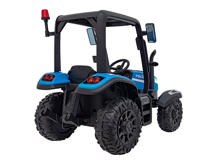 Elektrický traktor s valníkem pro děti BLAST 206 | 2x200W | + BOX 7Ah | modrá