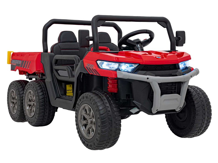 Elektrické auto buggy | šestikolka | 180W | červená