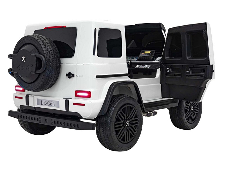 Mercedes Benz G63 AMG XXL | 4x200W | MP4 panel | bílá