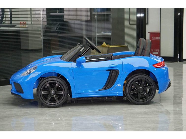 Sportovní auto Perfecta | nafukovací kola | modrá