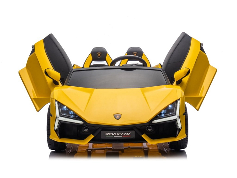 Dětské elektrické Lamborghini Revuelto XL | EVA kola | žlutá