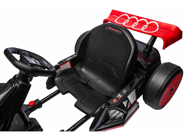 Audi elektrická driftovací motokára 2x150W | červená