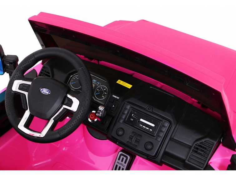 Dětský elektrický Ford Super Duty | 180W | růžová
