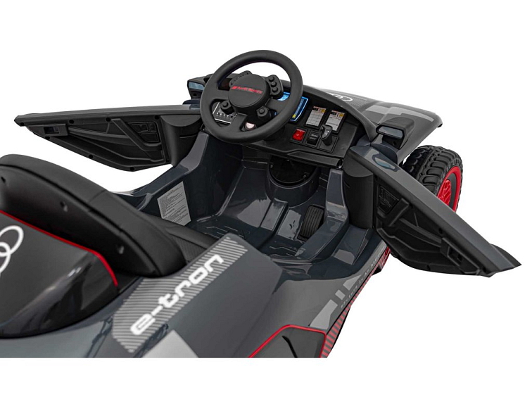 Dětský elektrický dakarský speciál Audi RSQ E-TRON šedá