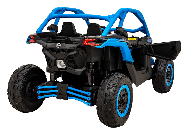 Dětská buggy CAN-AM Maverick XXL 4X200W 24V 20Ah - modrá