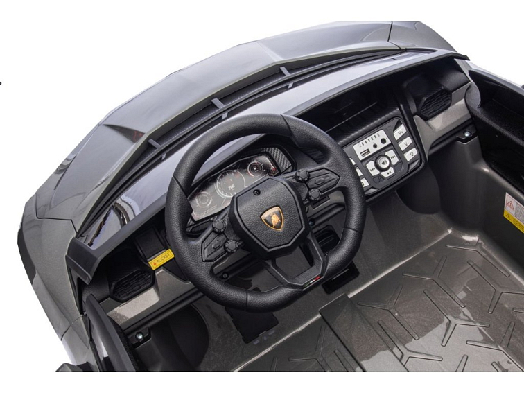 Dětské elektrické Lamborghini Revuelto XL | EVA kola | šedá