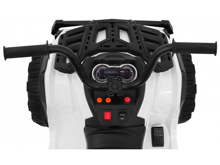 Dětská elektrická čtyřkolka ATV (dálkový ovladač) | 2x45W | bílá