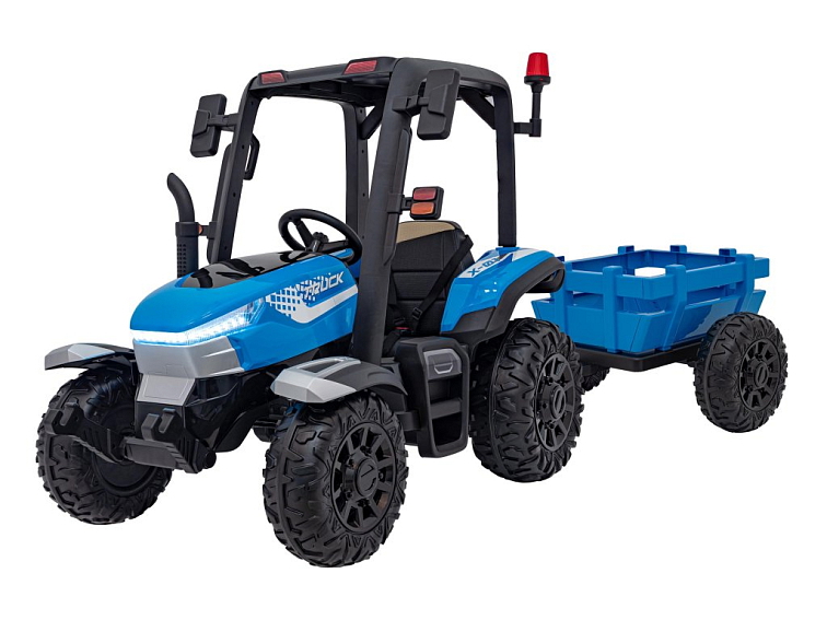 Elektrický traktor s valníkem pro děti BLAST 206 | 2x200W | + BOX 7Ah | modrá