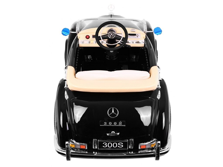 Elektrický retro Mercedes 300S | 2x35W | lakovaný černá