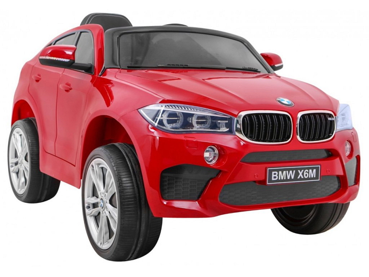 Dětské elektrické autíčko BMW X6M | lakovaná červená