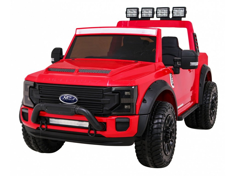 Dětský elektrický Ford Super Duty | 180W | červená