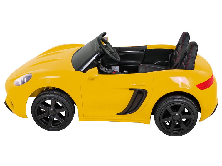 Sportovní auto Perfecta | nafukovací kola |žlutá