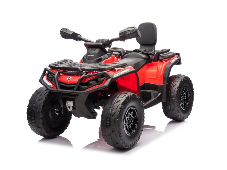 Dětská čtyřkolka CAN-AM Outlander | 180W | s dálkovým ovladačem | červená