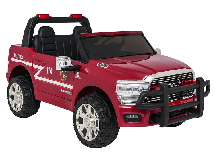 Elektrické autíčko RAM 3500 | 400W | červená HASIČI