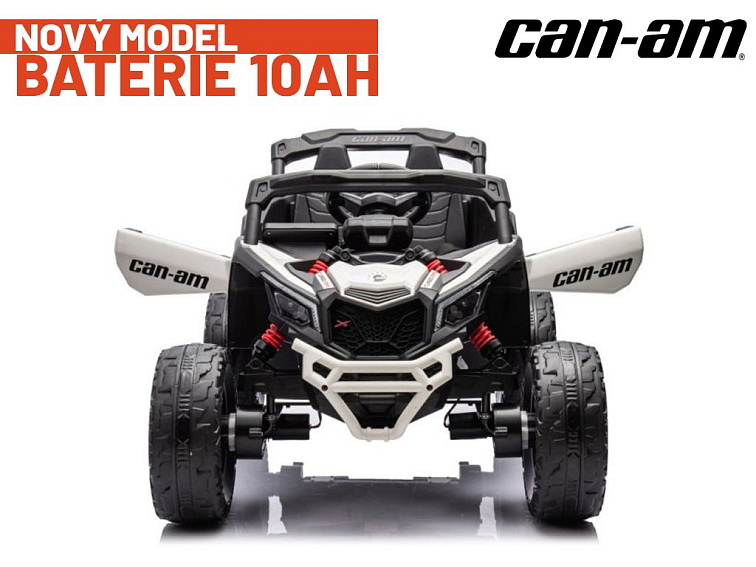 Dětská buggy CAN-AM Maverick 4x200W 10Ah - bílá