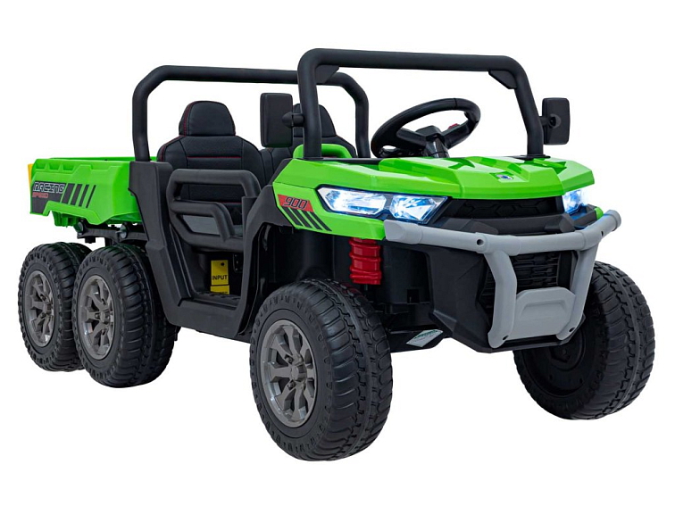 Elektrické auto buggy | šestikolka | 180W | zelená