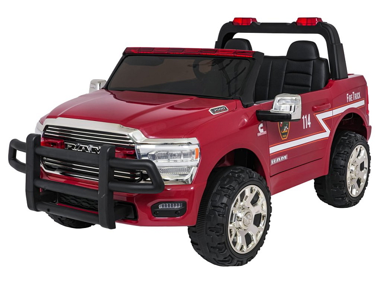 Elektrické autíčko RAM 3500 | 400W | červená HASIČI