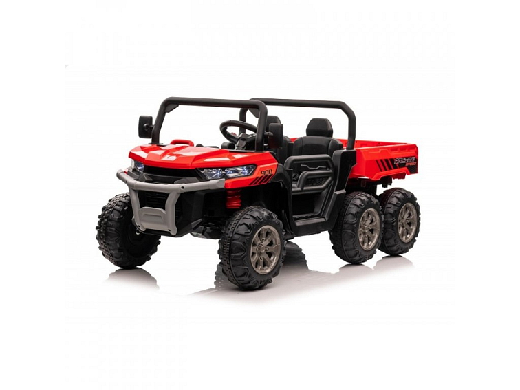 ELEKTRICKÉ DĚTSKÉ AUTO BUGGY, ŠESTIKOLKA 4X200W 7AH + EXTRA 7AH - červená