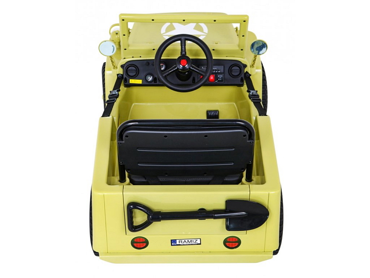 Džíp Willys 4x4 | jednomístný | 12V | písková