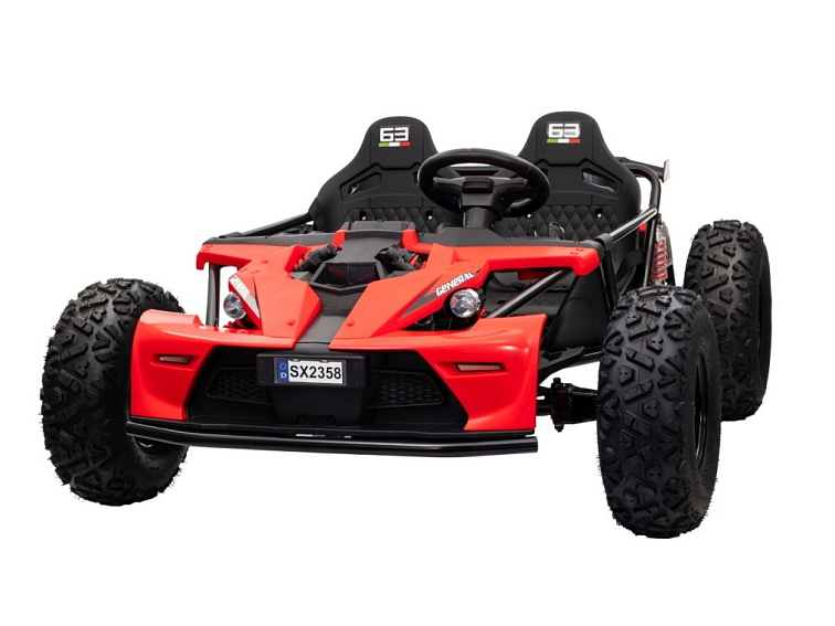 Elektrické autíčko buggy GENERAL 63 | 800W | červená