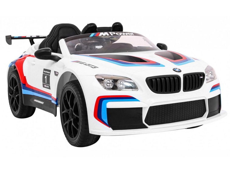 Dětské sportovní elektrické BMW M6 GT3 | bílá