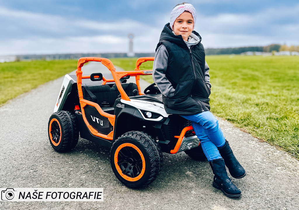 Elektrické auto buggy | FARMER TRUCK PLUS | modrá