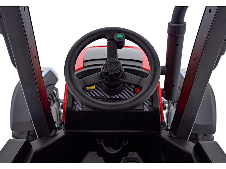 Elektrický traktor s valníkem pro děti BLAST 206 | 2x200W | červená