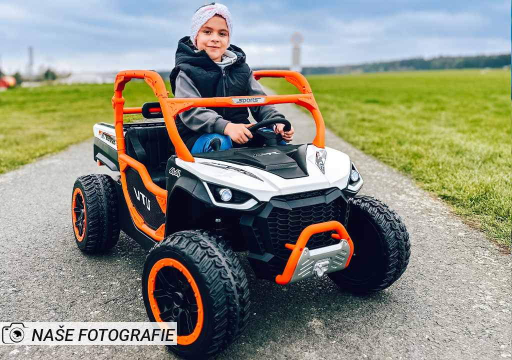 Elektrické auto buggy | FARMER TRUCK PLUS | červená