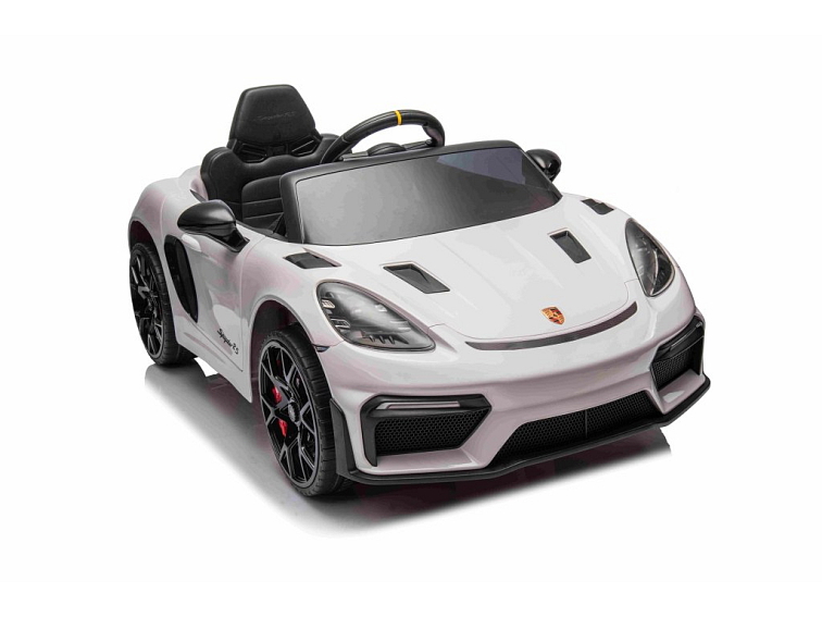 Dětské elektrické Porsche 718 Spyder | 2x45W | lakovaná bílá