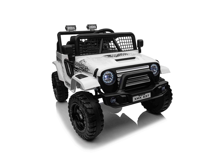 Dětské elektrické terénní autíčko OFF ROAD 4x4 | 4x35W | bílá