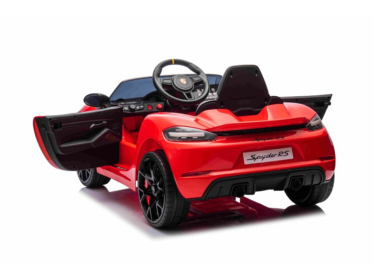 Dětské elektrické Porsche 718 Spyder | 2x45W | červená