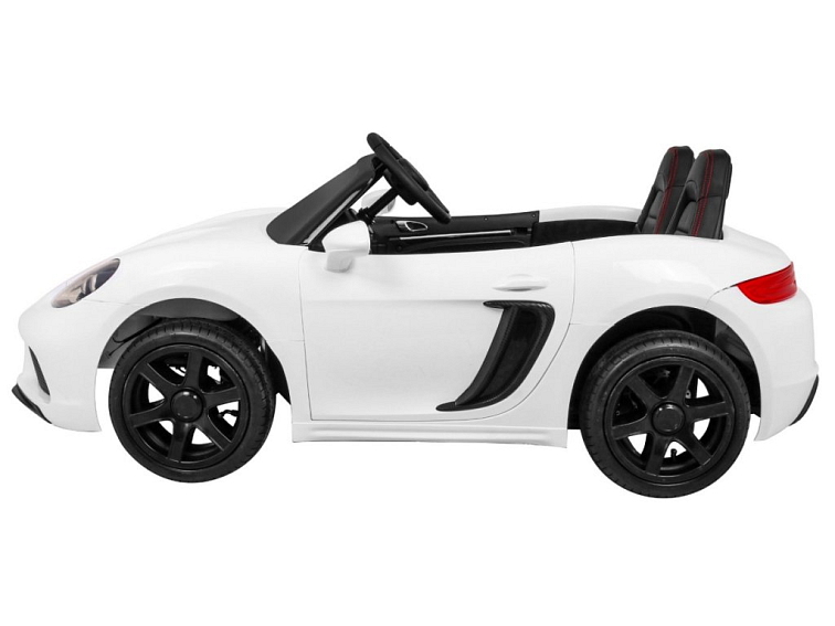 Sportovní auto Perfecta | nafukovací kola | bílá