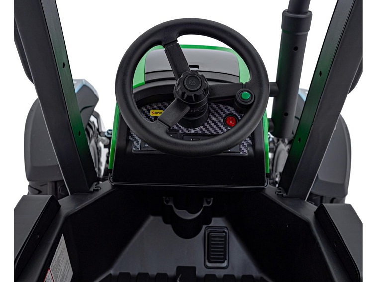 Elektrický traktor s valníkem pro děti BLAST 206 | 2x200W | zelená