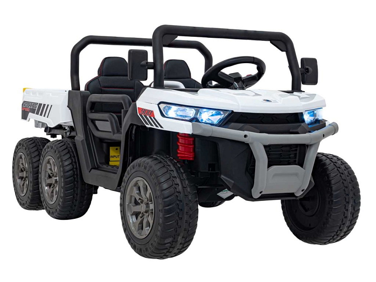 Elektrické auto buggy | šestikolka | 180W | bílá